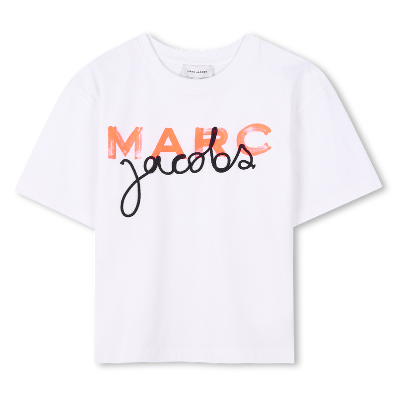 Round-neck cotton T-shirt MARC JACOBS 
                        BOY