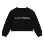 Cropped Fleece Sweatshirt MARC JACOBS 
                    GIRL