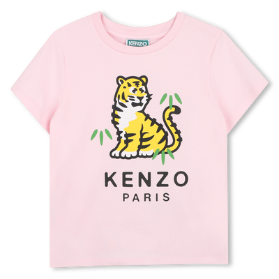 Printed T-Shirt KENZO KIDS GIRL