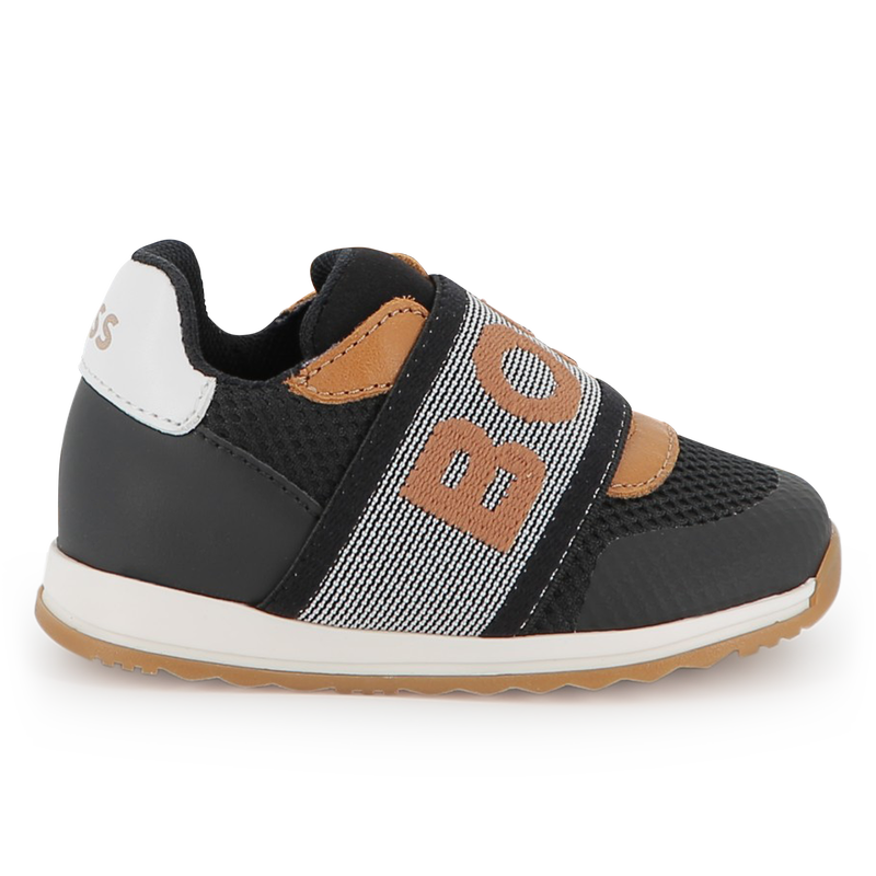 Sneakers with branded elastic BOSS 
                    BOY