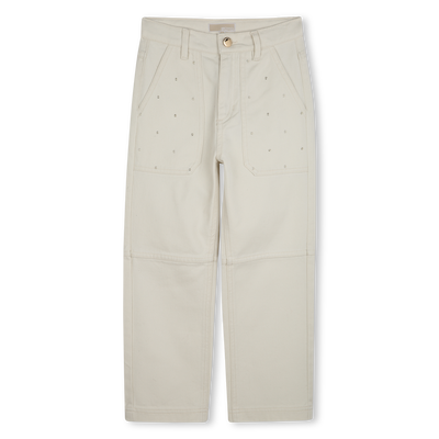 Trousers with adjustable waist MICHAEL KORS GIRL