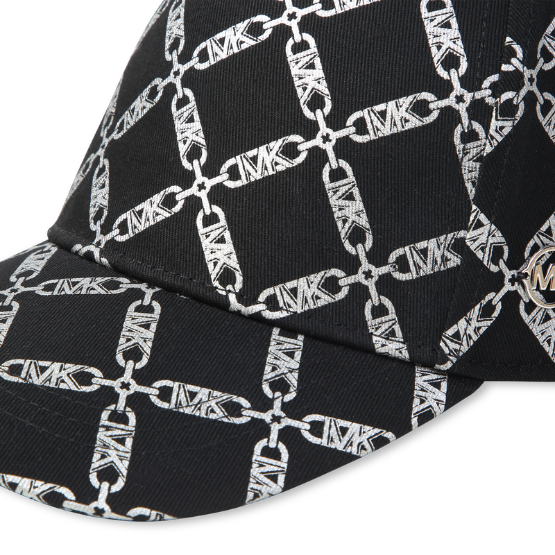 Printed Cotton Baseball Cap MICHAEL KORS 
                    GIRL