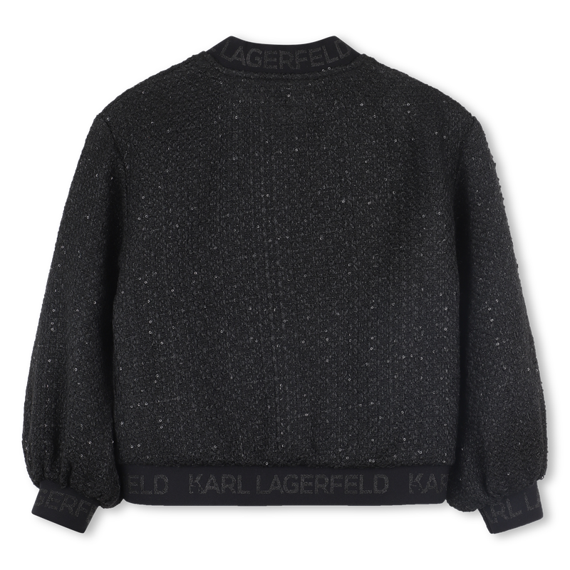 Polyester jacket KARL LAGERFELD KIDS 
                    GIRL