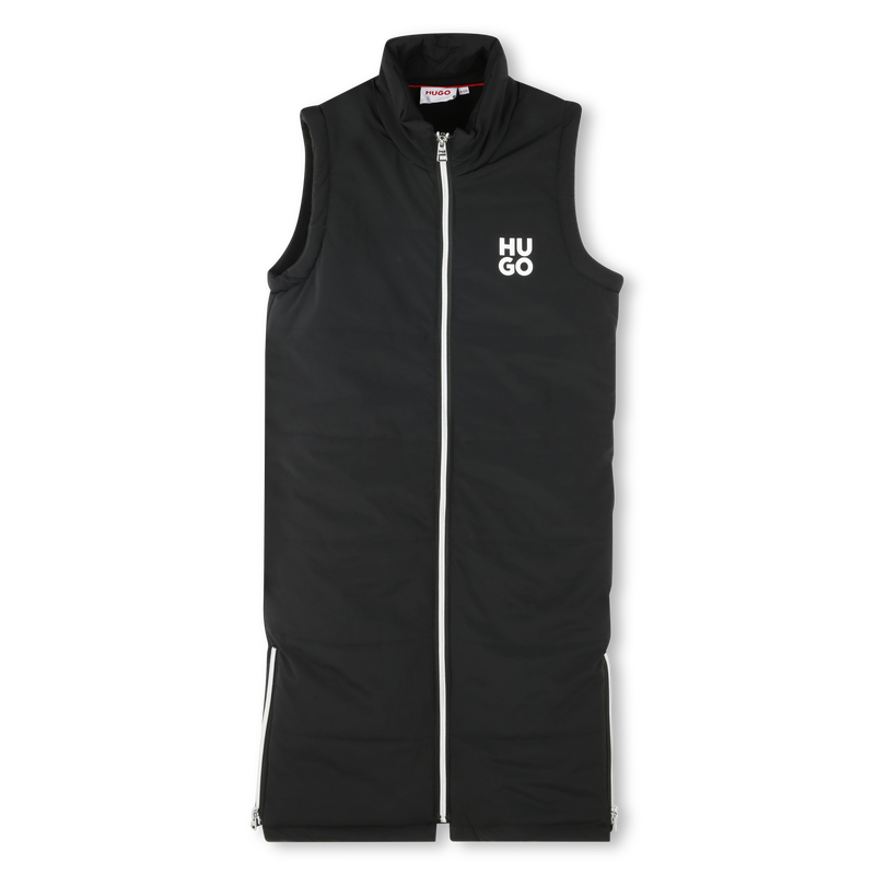Convertible Hooded Puffer HUGO 
                    GIRL