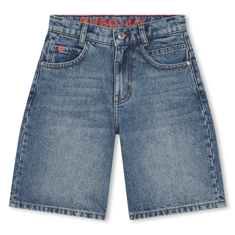 5-pocket denim Bermuda shorts HUGO 
                    BOY