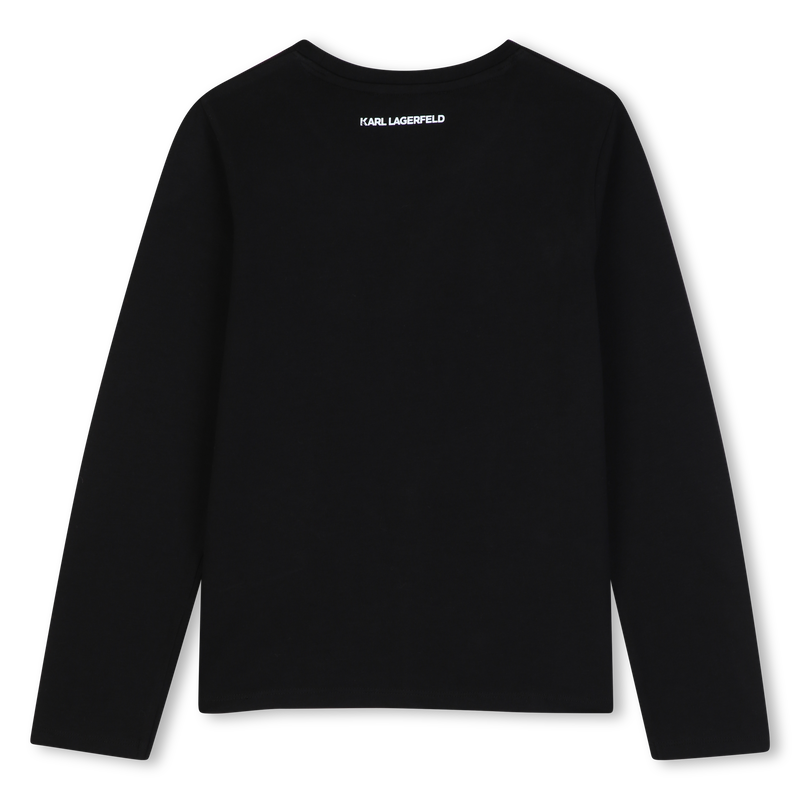 Long sleeve t-shirt KARL LAGERFELD KIDS 
                        GIRL