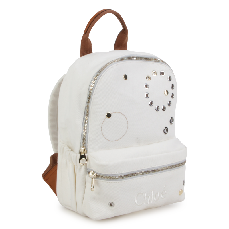 Leather detail backpack CHLOE 
                    GIRL