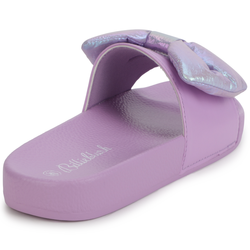 BILLIEBLUSH Iridescent slide sandals