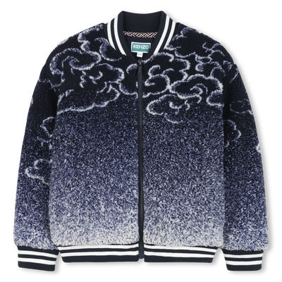 Fluffy fleece jacket KENZO KIDS UNISEX