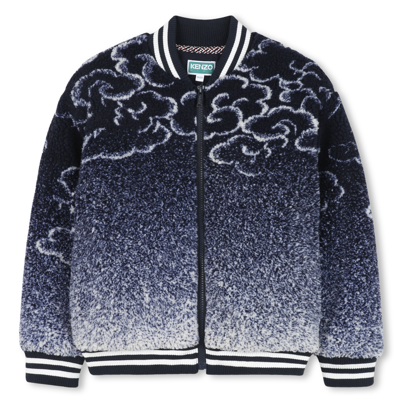 Fluffy fleece jacket KENZO KIDS 
                    UNISEX