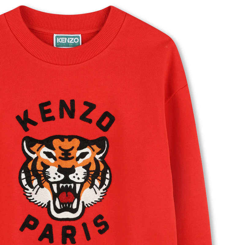 Embroidered Tiger sweatshirt KENZO KIDS 
                        BOY