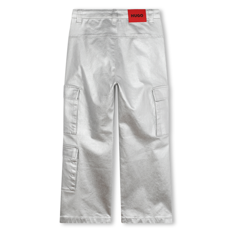Multi-Pocket Silver Jeans HUGO 
                    GIRL