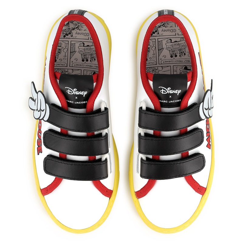 Velcro leather sneakers MARC JACOBS 
                    BOY
