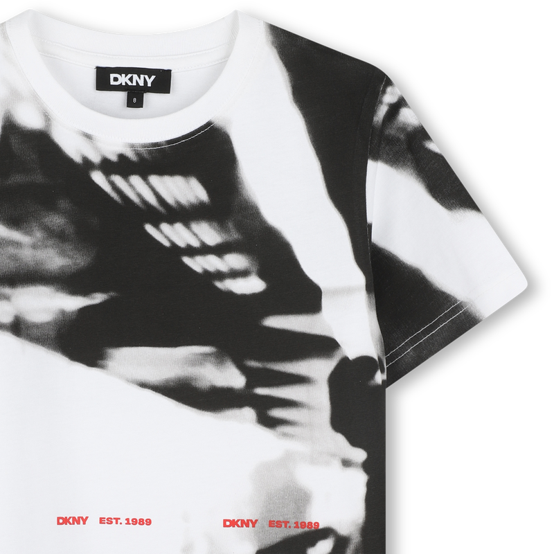 Printed cotton T-shirt DKNY 
                    BOY
