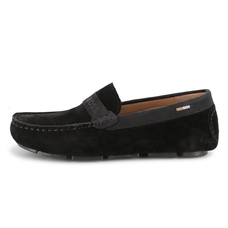 Cowhide leather loafers BOSS 
                        BOY