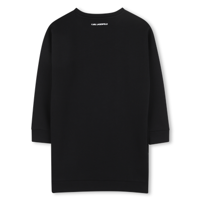 LONG SLEEVED DRESS KARL LAGERFELD KIDS GIRL