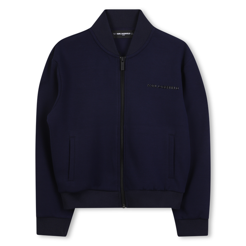 Double jersey cardigan KARL LAGERFELD KIDS 
                        BOY