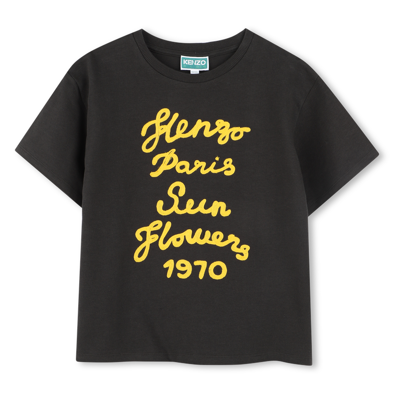 Embroidered cotton T-shirt KENZO KIDS 
                        BOY