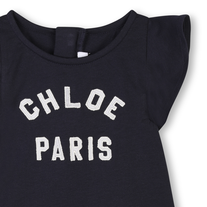Embroidered dress with frills CHLOE 
                    GIRL