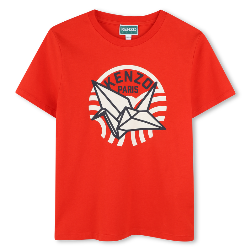 Short-sleeved cotton T-shirt KENZO KIDS 
                        UNISEX