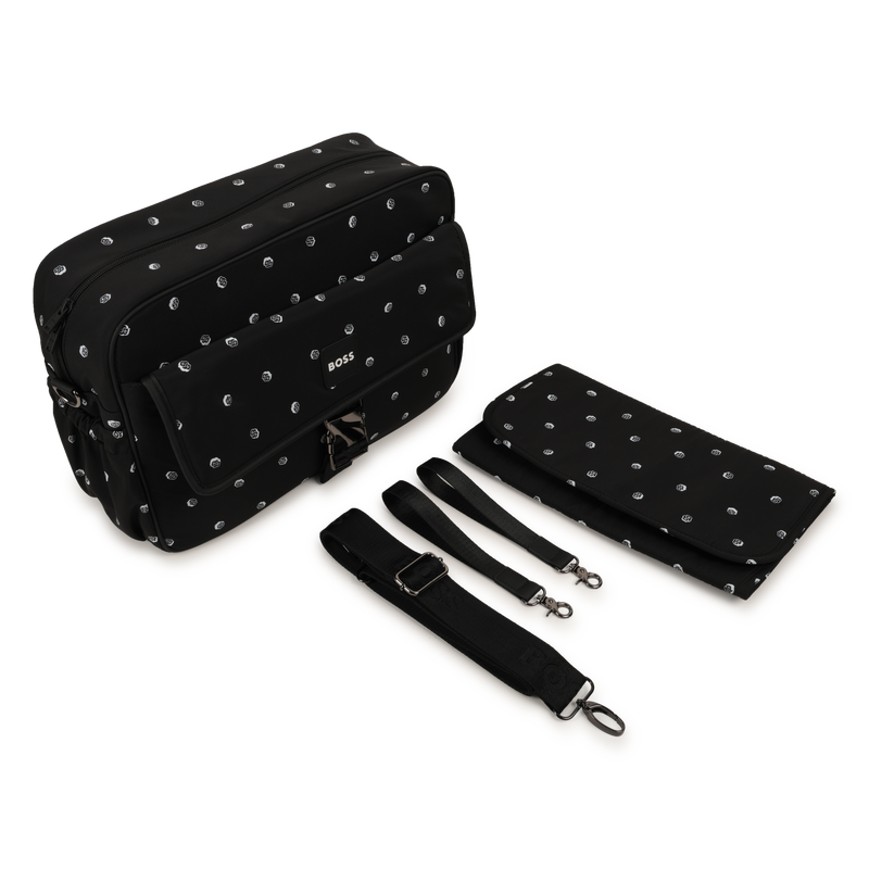 Zippered diaper bag BOSS 
                    UNISEX