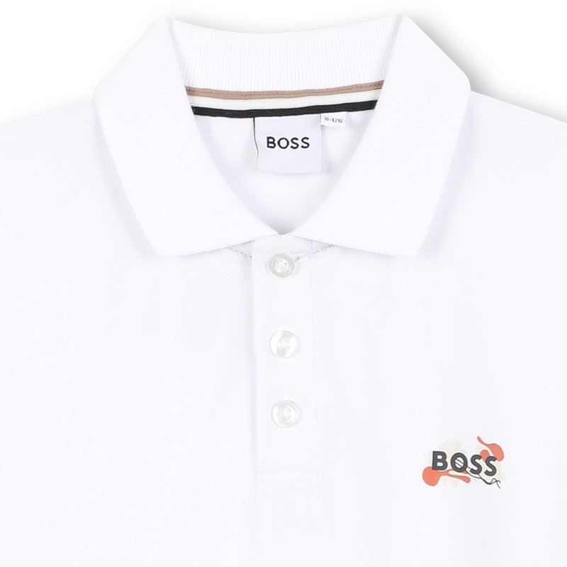 SHORT SLEEVE POLO BOSS 
                    BOY