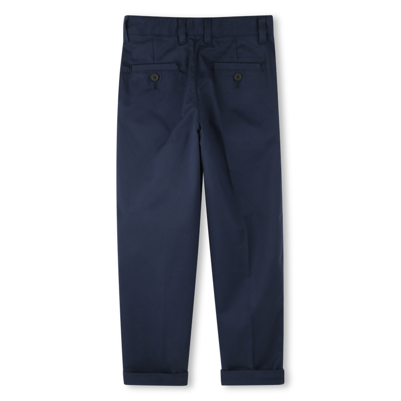 Plain Twill Chino Trousers BOSS 
                        BOY
