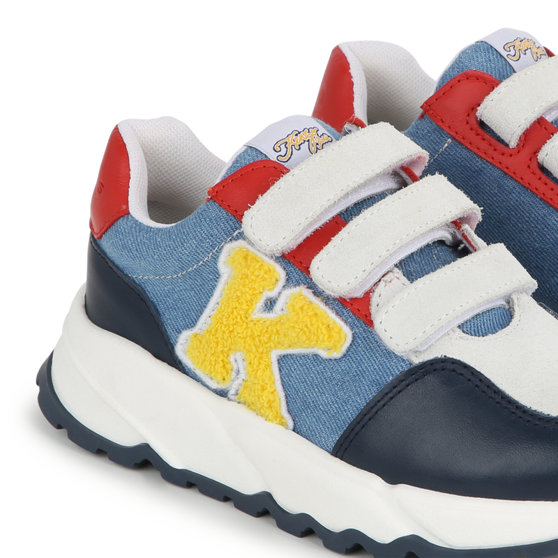Junior trainers with velcro sales