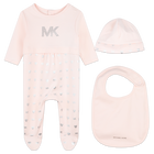 Cotton Pajama Set, PINK  PALE, hi-res