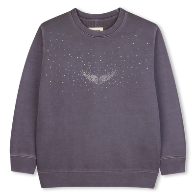 Long sweatshirt with contrasting illustration ZADIG & VOLTAIRE GIRL