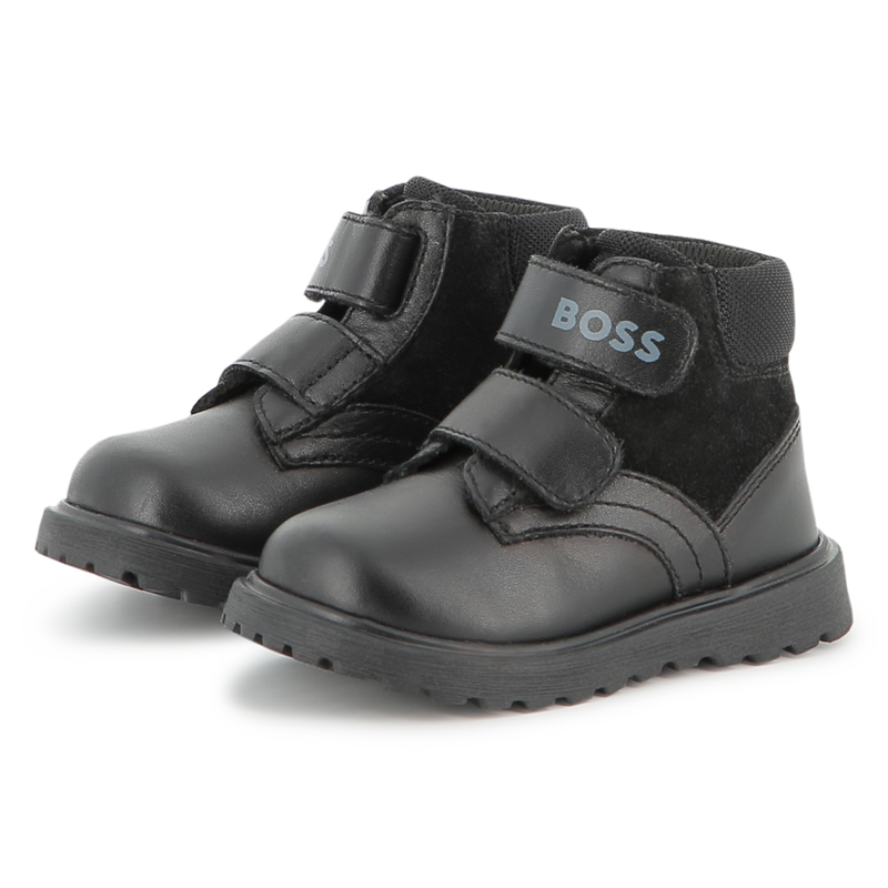 Ankle boots with hook-and-loop fasteners BOSS 
                        BOY