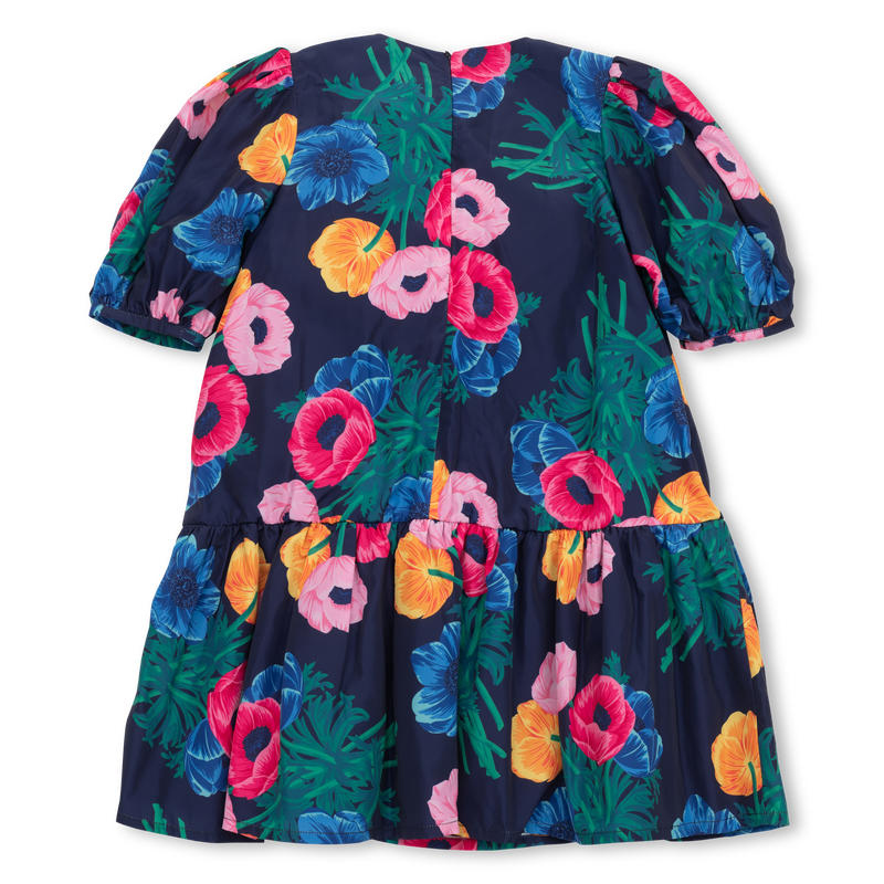 KENZO KIDS Short sleeved taffeta dress