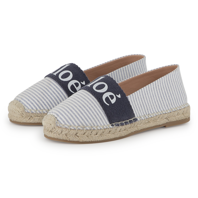 Striped canvas espadrilles CHLOE 
                    GIRL