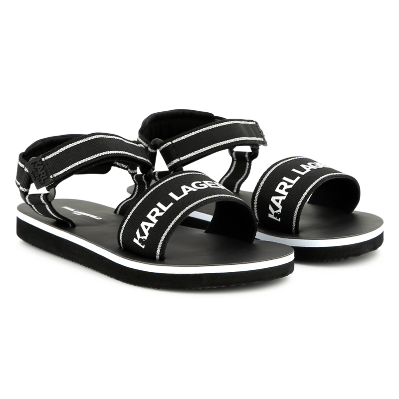 Light Velcro sandals KARL LAGERFELD KIDS 
                        GIRL