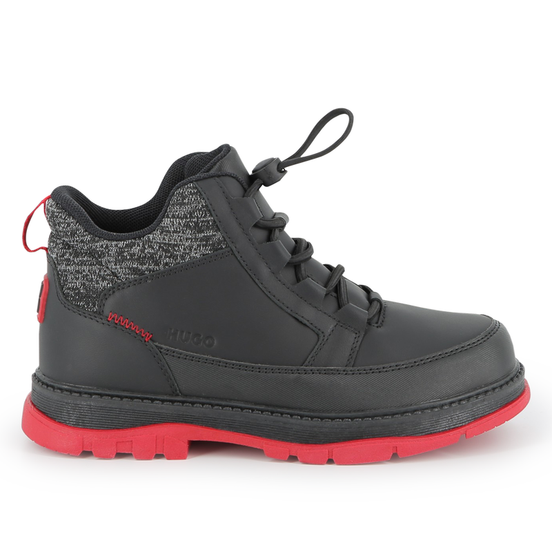 Ankle boots with laces HUGO 
                    BOY