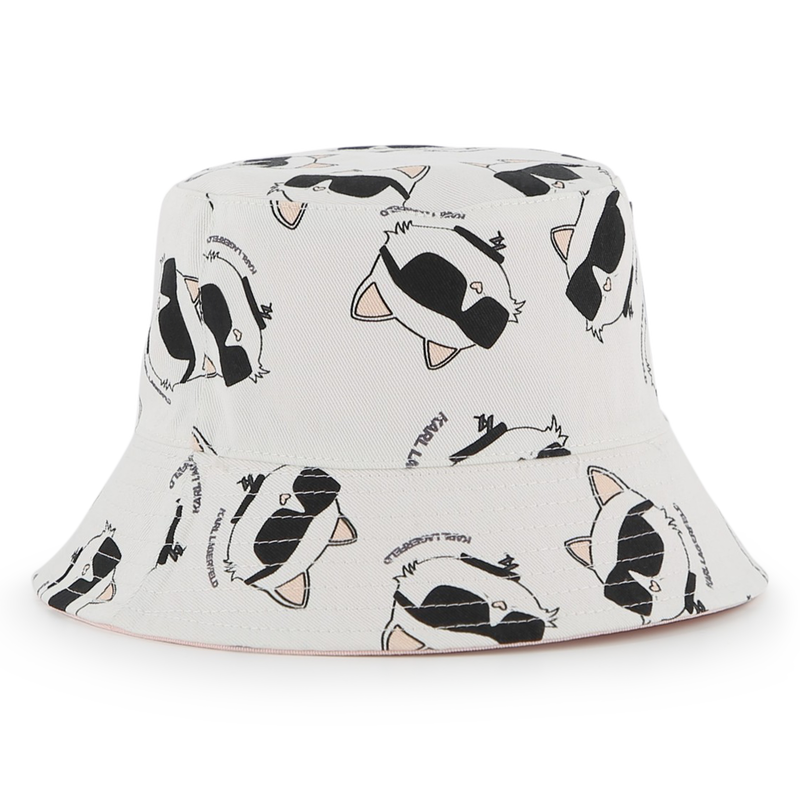 Reversible Bucket Hat KARL LAGERFELD KIDS 
                        GIRL