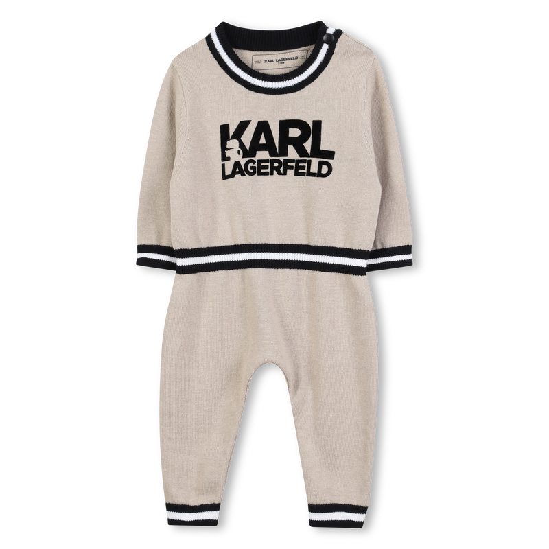 Knitted jumpsuit KARL LAGERFELD KIDS 
                    BOY