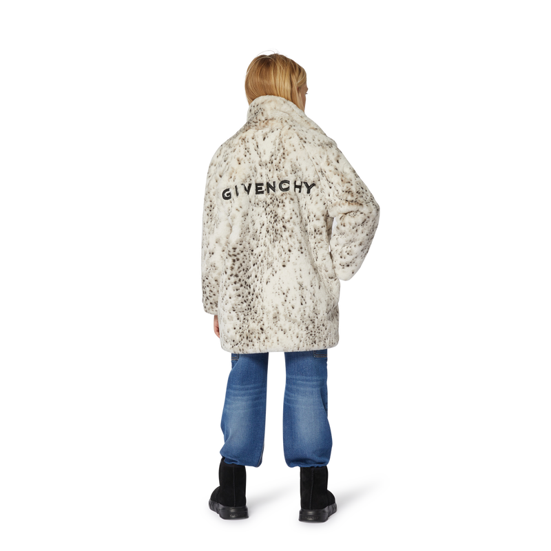 Fluffy Fleece Coat GIVENCHY 
                    GIRL