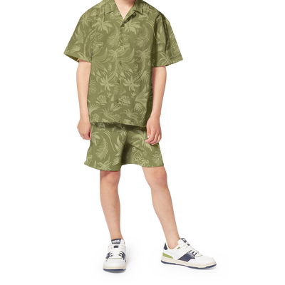 Cotton poplin shirt BOSS BOY
