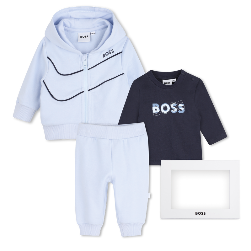 Pants, cardigan, and t-shirt set BOSS 
                        BOY