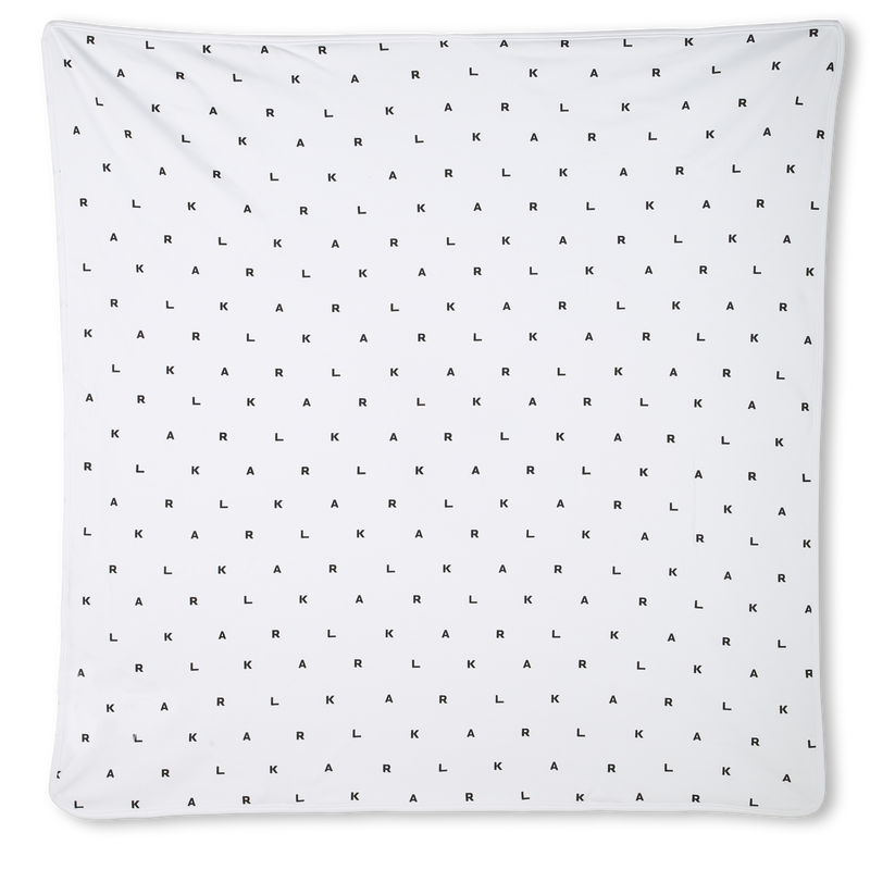 Printed cotton blanket KARL LAGERFELD KIDS 
                        UNISEX