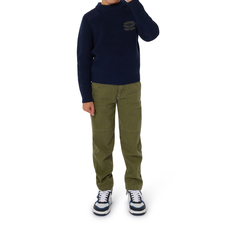 Zip-up leather trainers ZADIG & VOLTAIRE 
                        BOY