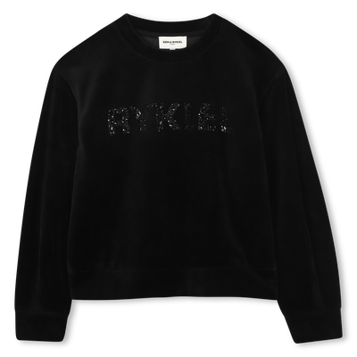 Velvet sweatshirt SONIA RYKIEL GIRL