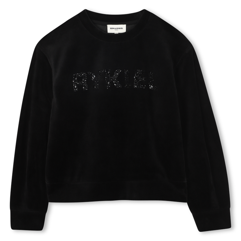 Velvet sweatshirt SONIA RYKIEL 
                        GIRL