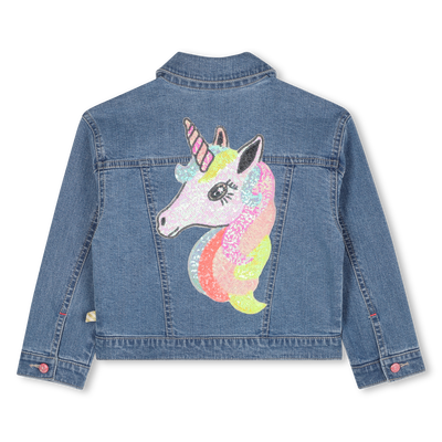 Denim jacket with pockets BILLIEBLUSH GIRL