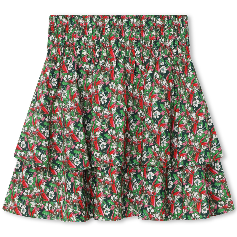 Flower-print frilled skirt ZADIG & VOLTAIRE 
                    GIRL