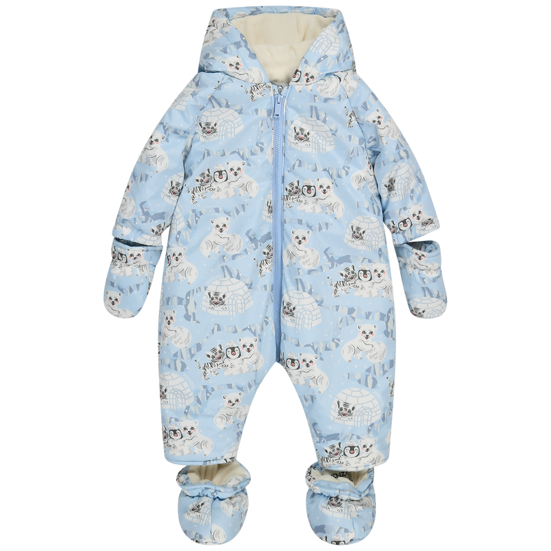 KENZO KIDS Hooded snowsuit