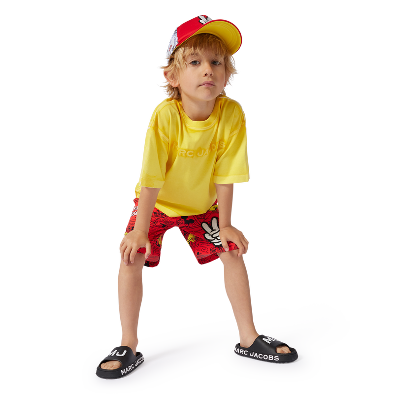 Embroidered cotton T-shirt MARC JACOBS 
                        UNISEX