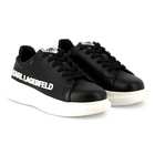 Lace-up leather sneakers KARL LAGERFELD KIDS 
                    UNISEX