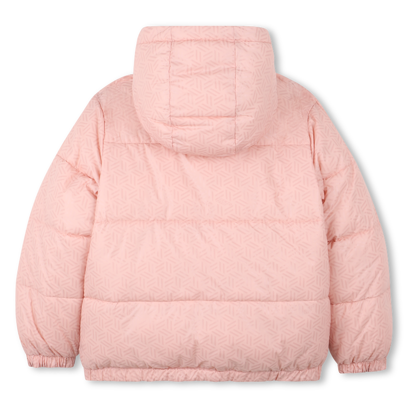 Reversible polyester down jacket KENZO KIDS 
                        GIRL